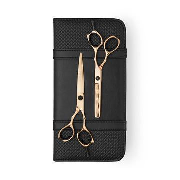 Matsui Roségold Präzisions-Friseur- und Modellierschere im Set